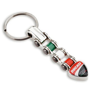 DUCATI CORSE METAL CHAIN KEY RING