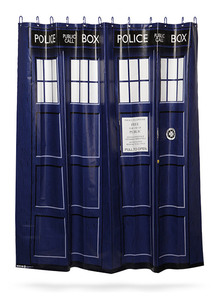 Doctor Who TARDIS Shower Curtain