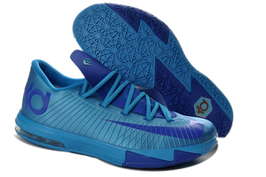 "Royal Blue" Kevin Durant VI Nike KD Low Tops Athletic Sneakers For Men