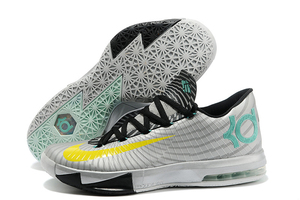 Features "Grey/Mint Gold" Nike Zoom Kd VI Male Kevin Durant Basketball Shoes