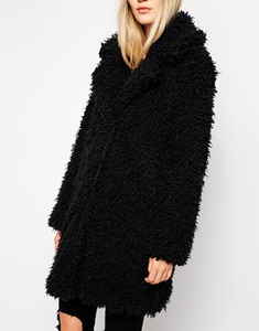 Supertrash Odyssey Coat in Fluffy Faux Fur