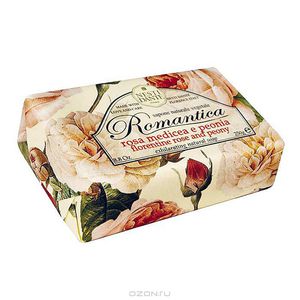 Мыло Nesti Dante "Romantica. Флорентийская роза и пион"