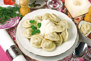 Домашние пельмени с картошкой
