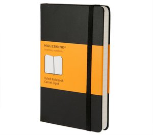 Записная книжка Moleskine Classic (в линейку), Large (13х21см), черная