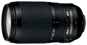 Nikon 70-300mm f 4.5-5.6G IF-ED AF-S VR Zoom-Nikkor