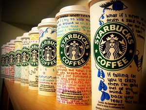 В обожаемый старбакс