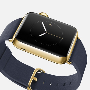 iWatch 42MM 18-KARAT YELLOW GOLD CASE WITH MIDNIGHT BLUE CLASSIC BUCKLE