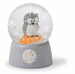NICI.Шар со снегом "Полярная сова", 6,5 см