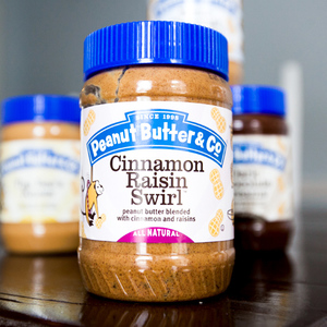 Peanut Butter & Co., Cinnamon Raisin Swirl, Peanut Butter Blended, 16 oz (454 g)