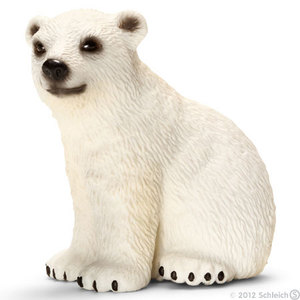 Schleich полярный медвежонок