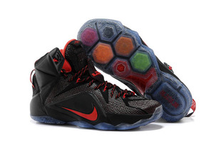 Nike Black and Red Colors Mens Trainers - Air Max LeBron 12