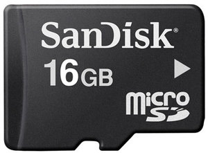 micro SD 16 GB