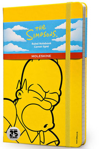 Записная книжка Moleskine The Simpsons, бумага в линейку, Large