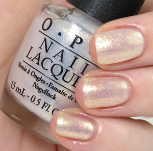 OPI Ski Slope Sweetie, a golden pearl