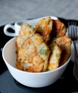 Куриные оладьи