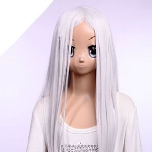 New wig Deadman Wonderland Long White Wigs Cosplay Wigs Party Wigs