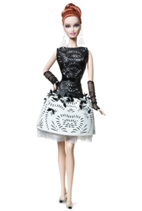 Laser-Leatherette Dress Barbie® Doll