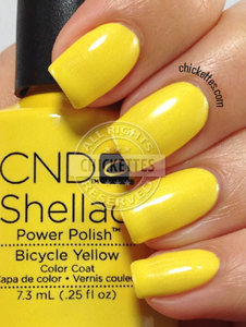 shellac Bicycle Yellow