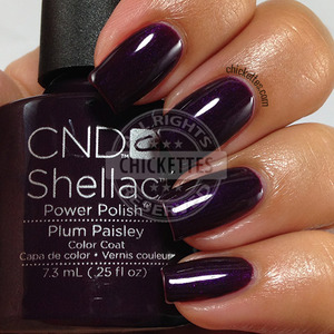 shellac Plum Paisley