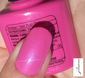 shellac hot pop pink