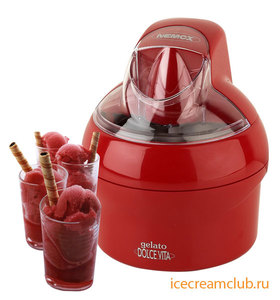 Мороженица Nemox Dolce Vita 1,1L Rosso