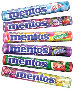 Попробовать все вкусы MENTOS)