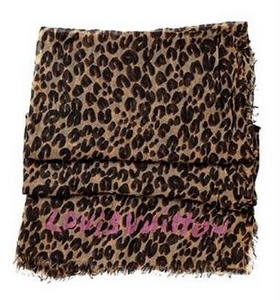 LV leopard shawl