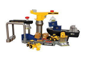 Toy State Caterpillar Construction Playset: Shipping Port