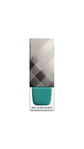 Burberry nail polish Aqua green