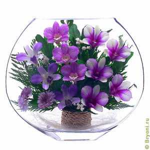 Композиция из орхидей (арт. EMO-10)