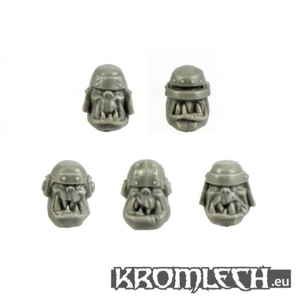 Kromlech Armoured Orc Heads