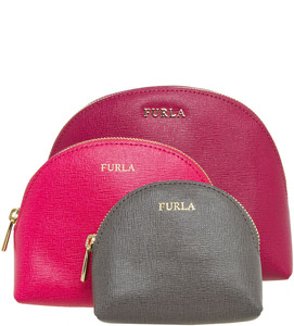 Набор из трех косметичек Furla