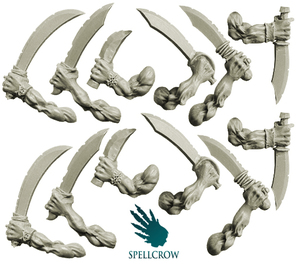 Spellcrow Freebooters Orcs hands with sabers