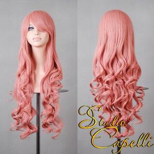 Парик Косплей розовый, 80 см