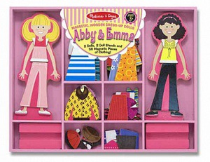 Магнитные куклы "Эбби и Эмма"