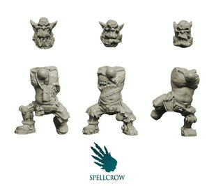 Spellcrow Orcs Bodies with bionic implants