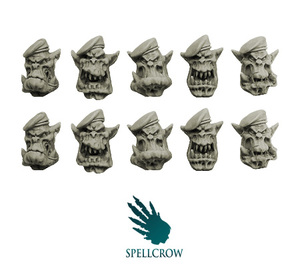 Spellcrow "Green Berets" Orcs Heads