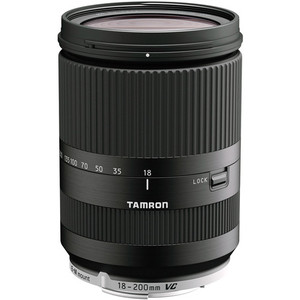 Tamron 18-200 f/3.5-6.3 Di III VC Lens for Canon EOS M Cameras (Black)