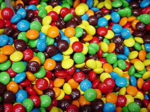 Много-много m&m's