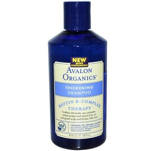 Avalon Organics, Biotin B-Complex Therapy, Thickening Shampoo