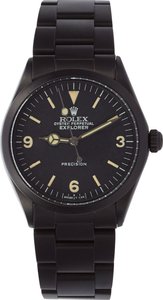 Matte Black Limited Edition Rolex Oyster Perpetual Explorer