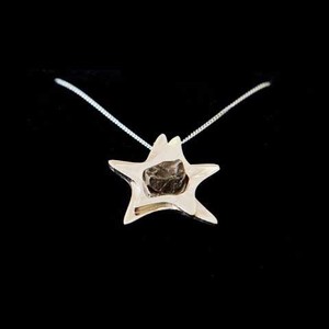 Silver Star Campo Del Cielo Meteorite Pendant