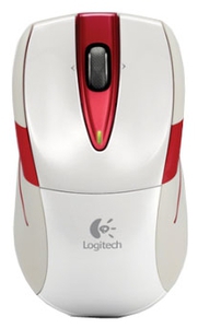 Logitech Wireless Mouse M525 White-Red USB