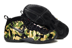 Air Foamposites Pro-Men's Basketball Shoes-Army Camo