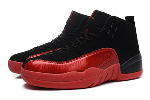 Varsity Red and Black Women Size Nike Jordan 12 Retro "Flu Game" Trainers Discount Sale