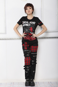 Glp punk fashion cross trousers