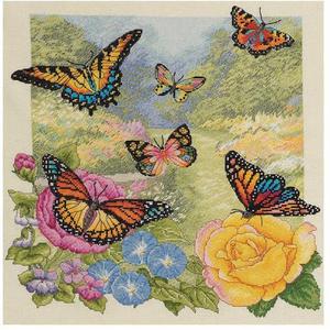 Bucilla Heirloom Collection Butterfly Garden