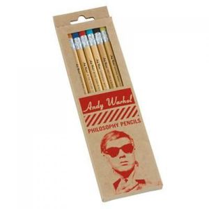 ANDY WARHOL PHILOSOPHY PENCILS