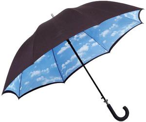 Зонт-трость с небом на изнанке