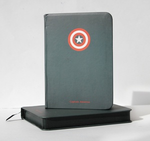 Sketchbook «Captain America» 11х15см, 128л черной бумаги